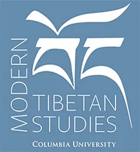 Blue logo with white lettering