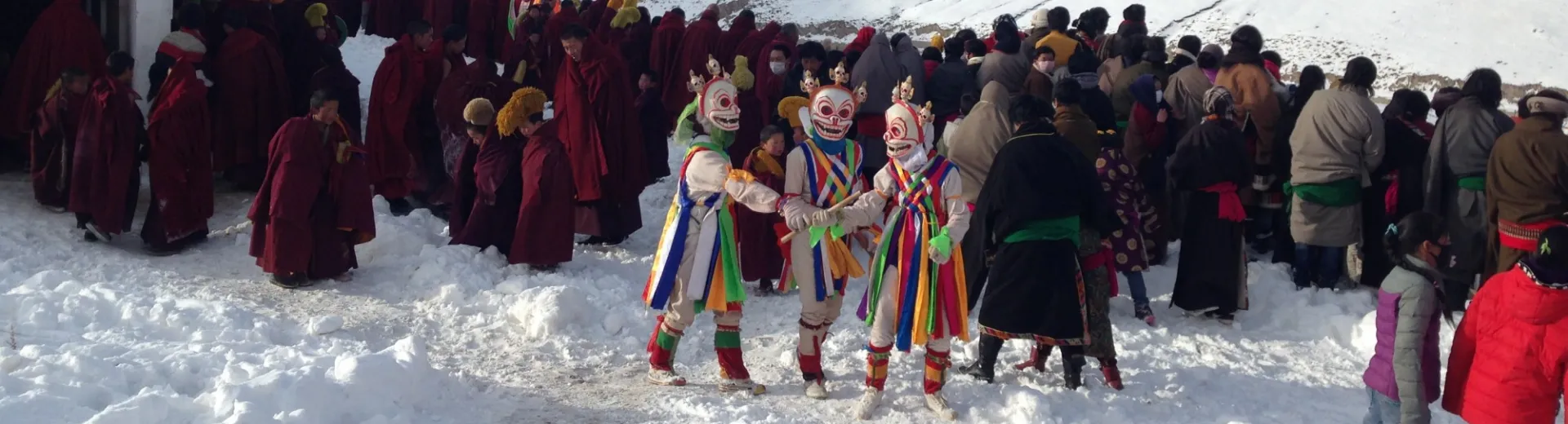 Actors in masks